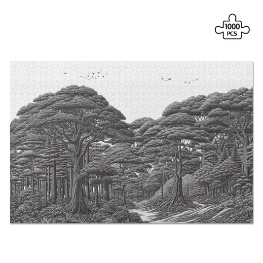 Forest of the Lost (1000 pieces) Wooden Jigsaw Puzzle (1000 Pcs)